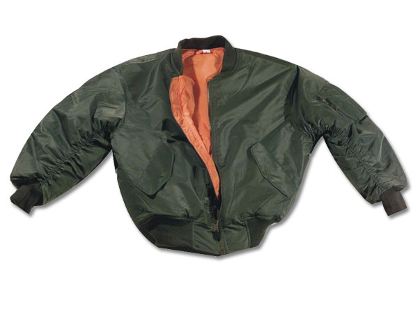 Bomber dzseki (Fekete, zöld)