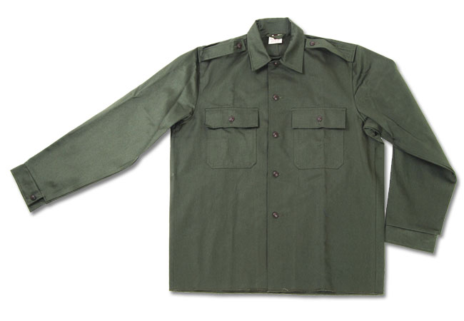 Gyakorló zubbony (M-65 mintájú, zöld)