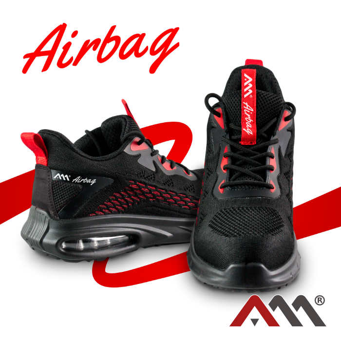 Airbag red S1 Légtalpas Munkavédelmi cipő